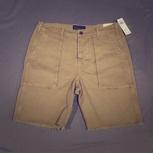 Abercrombie & Fitch utility khaki shorts ...